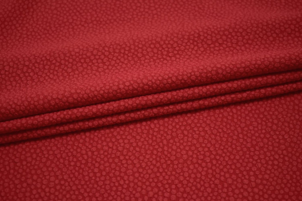 Плательная красная ткань геометрия W-132796