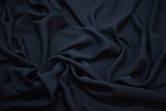 Плательная синяя ткань W-126763