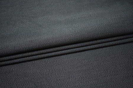 Костюмная синяя ткань W-129207