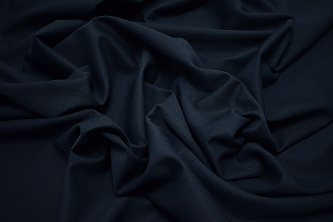 Костюмная темно-синяя ткань W-131362