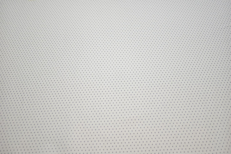 Рубашечная белая синяя ткань узор W-132210