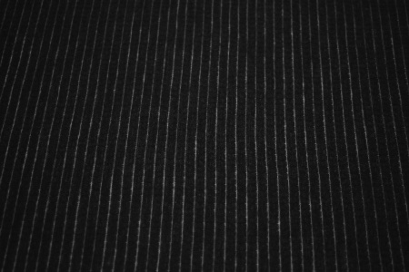 Трикотаж черный полоска W-125001