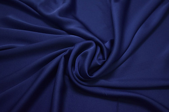 Плательная синяя ткань W-126808