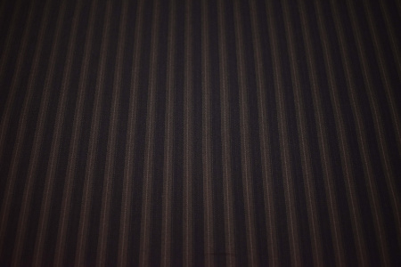 Костюмная коричневая ткань полоска W-132455