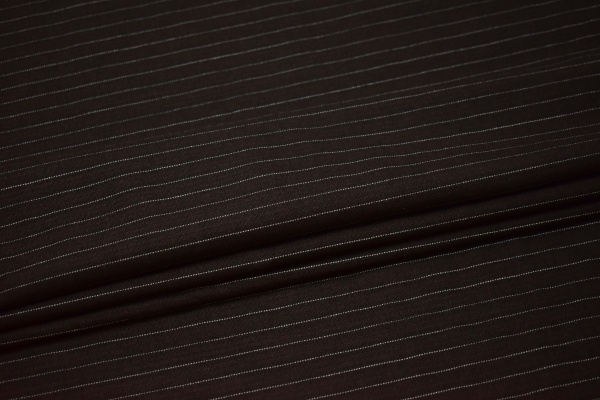 Костюмная коричневая ткань W-133153