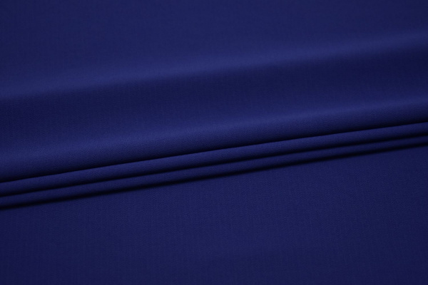 Плательная синяя ткань W-126720