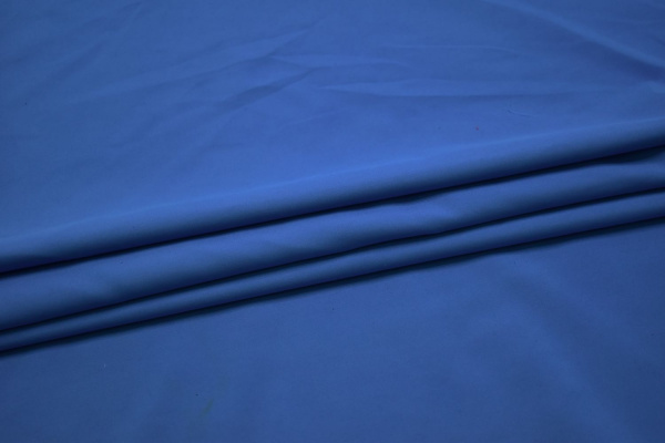 Плательная синяя ткань W-126745