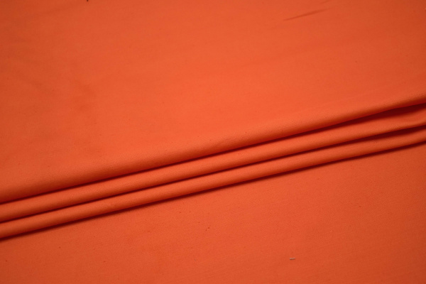 Костюмная оранжевая ткань W-126870