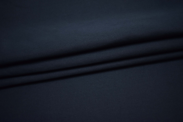 Костюмная темно-синяя ткань W-127778