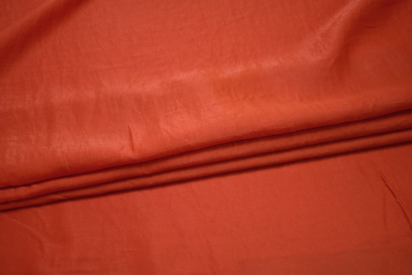 Плательная оранжевая ткань W-128558