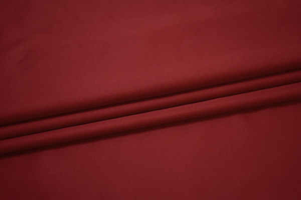 Плательная красная ткань W-127849