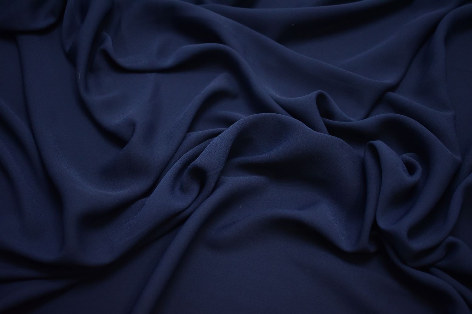 Плательная синяя ткань W-126747
