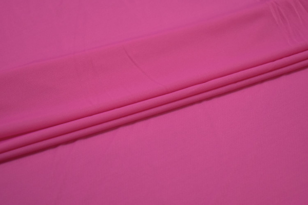 Сетка-стрейч розового цвета W-128971