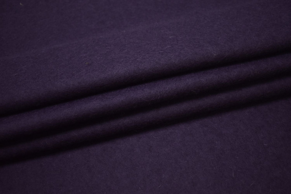 Пальтовая фиолетовая ткань W-131111