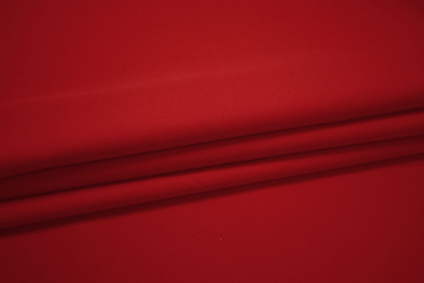 Костюмная красная ткань W-125969