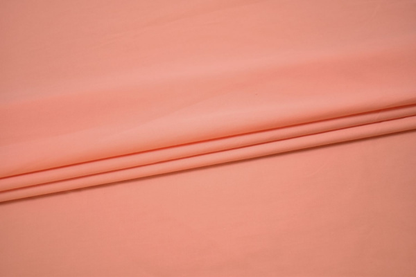 Плательная персиковая ткань W-131283
