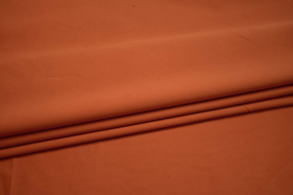 Костюмная оранжевая ткань W-130054