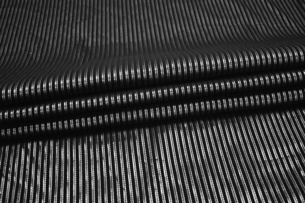 Рубашечная черная серебряная ткань полоска W-133119