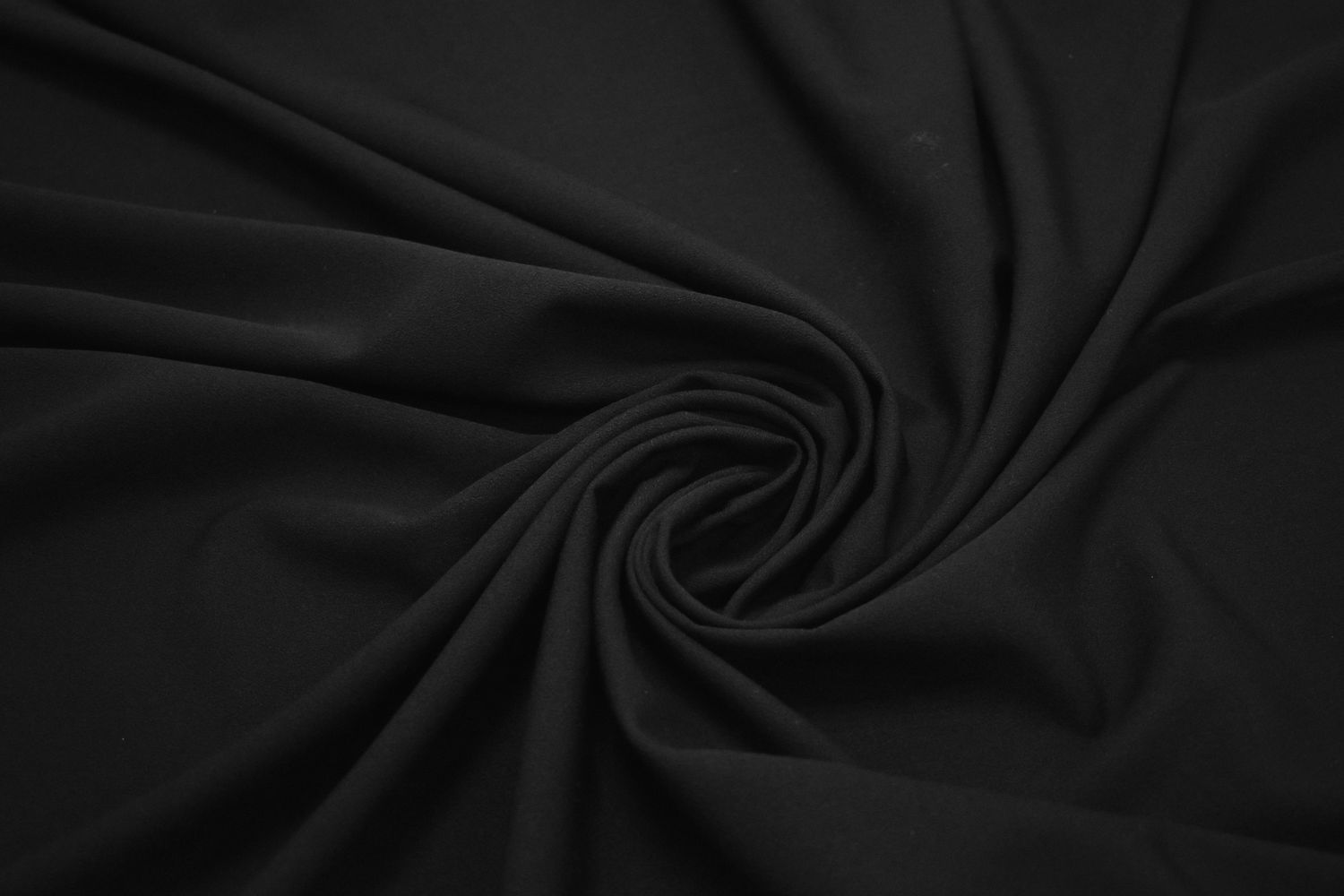 Костюмная черная ткань W-130461