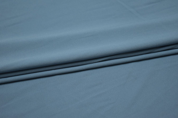 Плательная голубая ткань W-127704