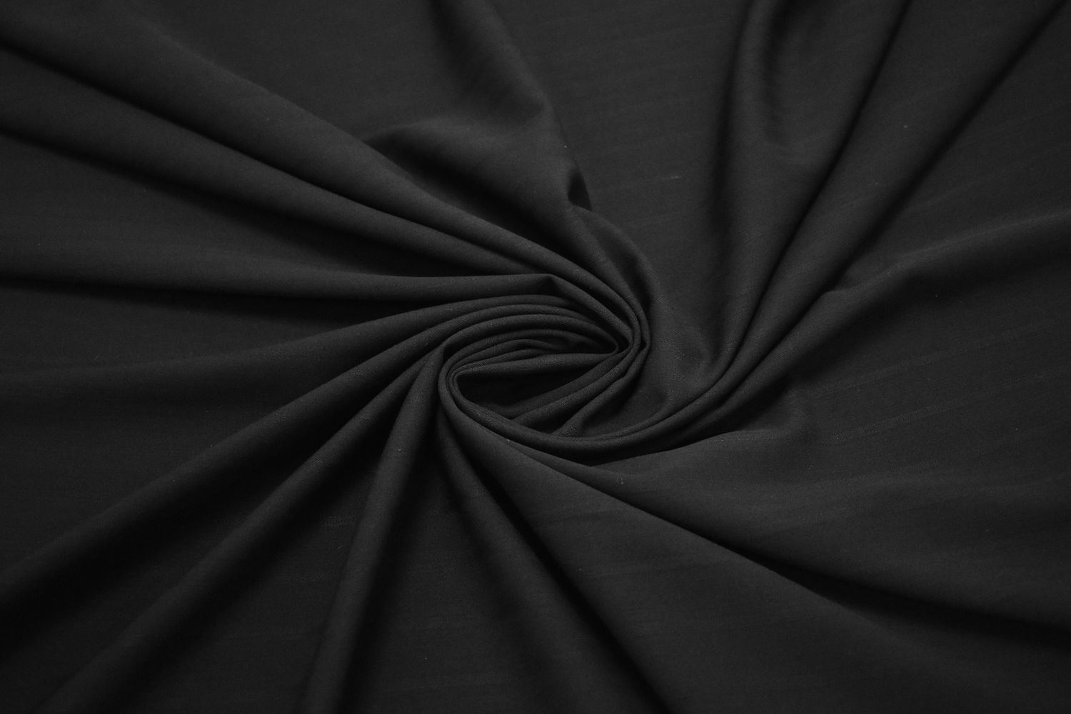 Плательная черная ткань W-132422