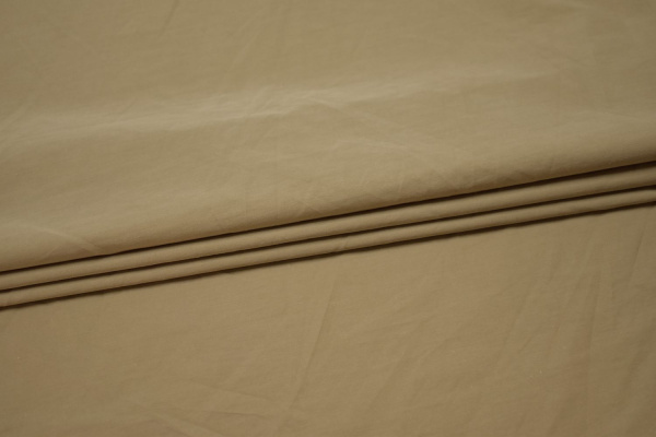 Плательная оливковая ткань W-127210