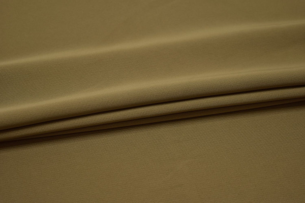 Костюмная оливковая ткань W-130792