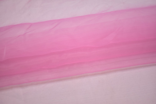 Органза розового цвета W-126910