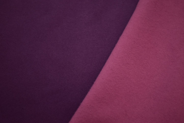 Пальтовая розовая сиреневая ткань W-132603