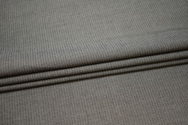 Костюмная серо-черная ткань W-131337