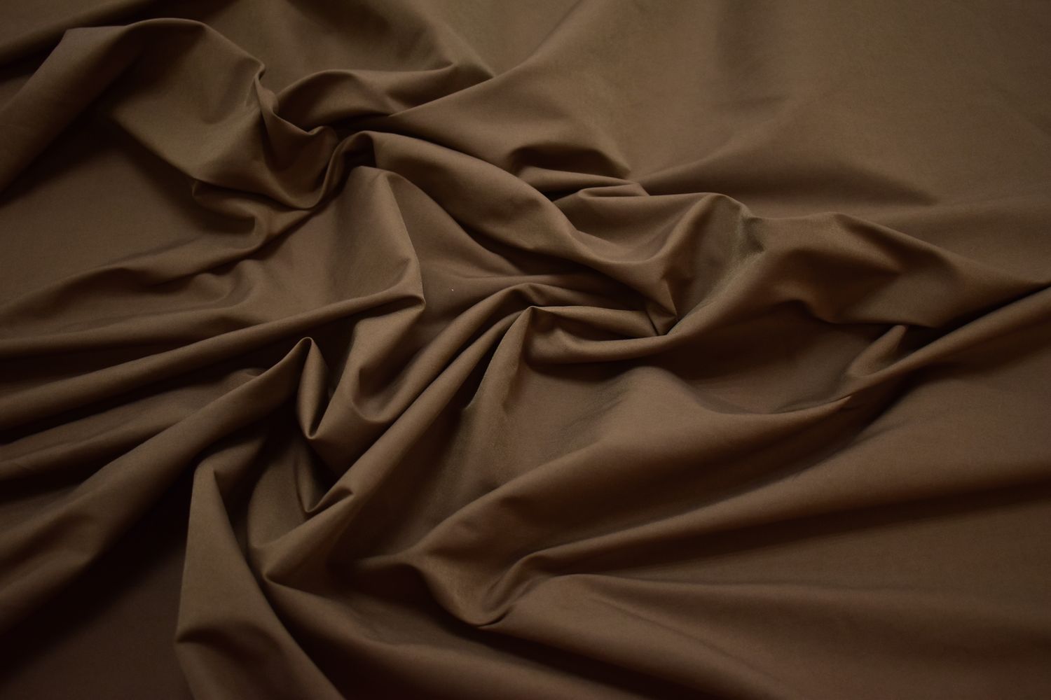 Рубашечная коричневая ткань W-130736