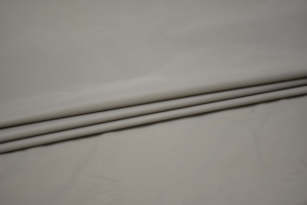 Курточная однотонная серая ткань W-130765