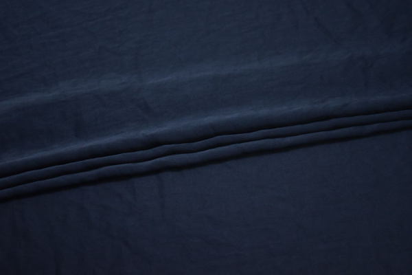 Плательная синяя ткань W-126795