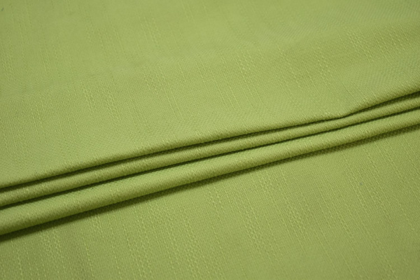 Костюмная зеленая ткань W-129385