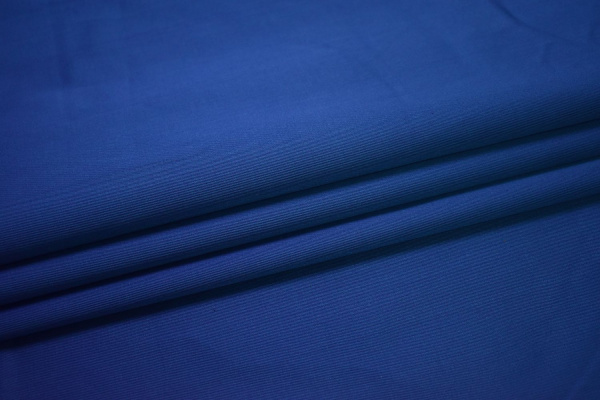 Костюмная синяя ткань W-129386