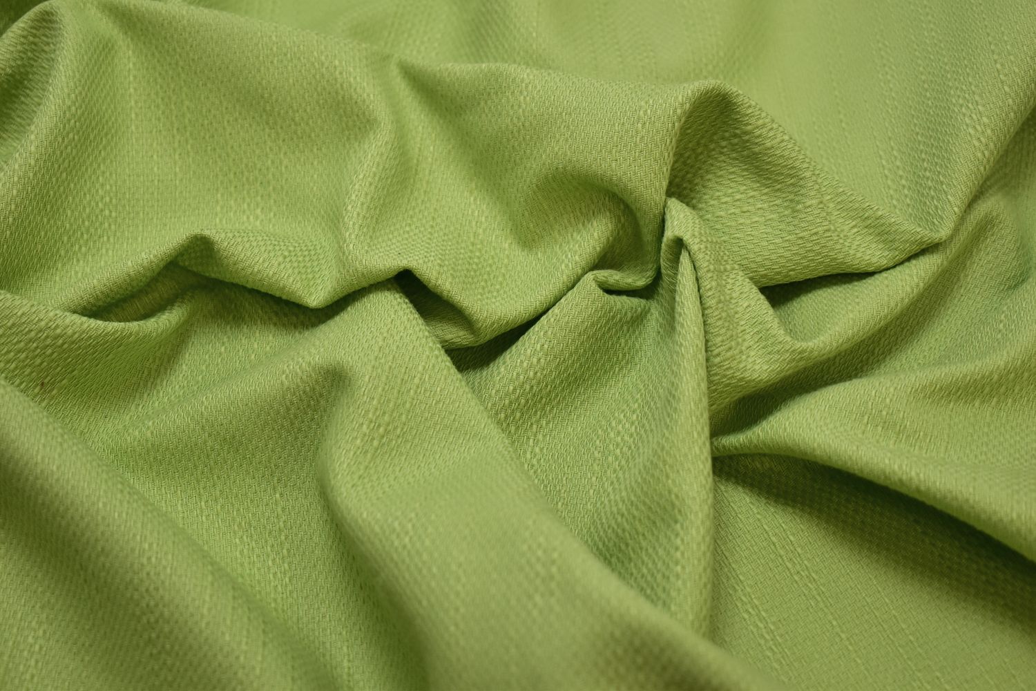 Костюмная зеленая ткань W-129385