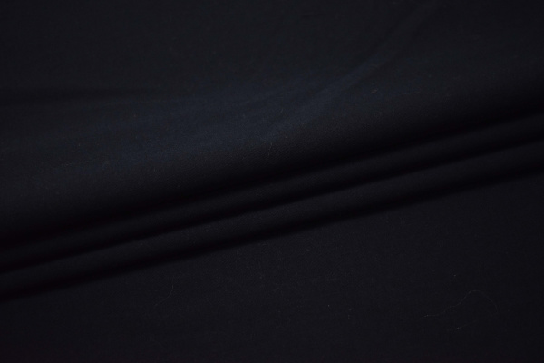 Костюмная темно-синяя ткань W-130820
