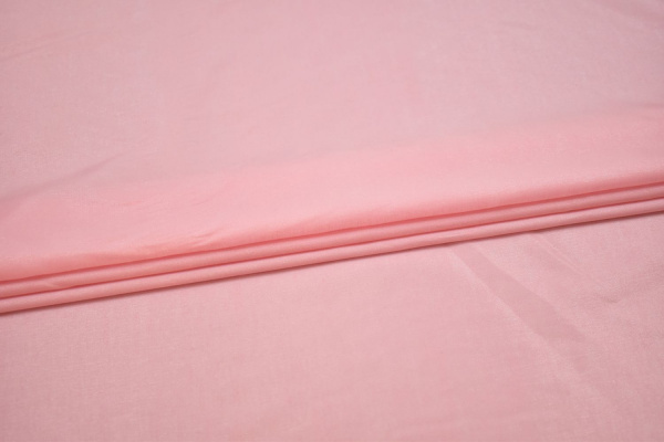 Плательная розовая ткань W-130727
