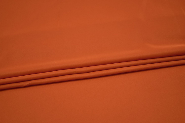 Плательная оранжевая ткань W-128544