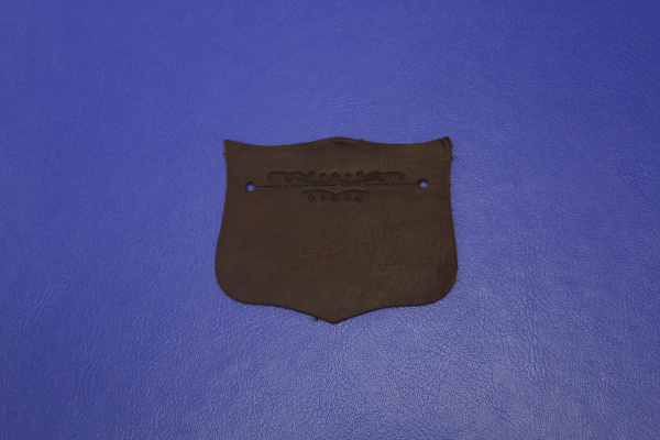 Нашивка коричневого цвета Узор W-134015