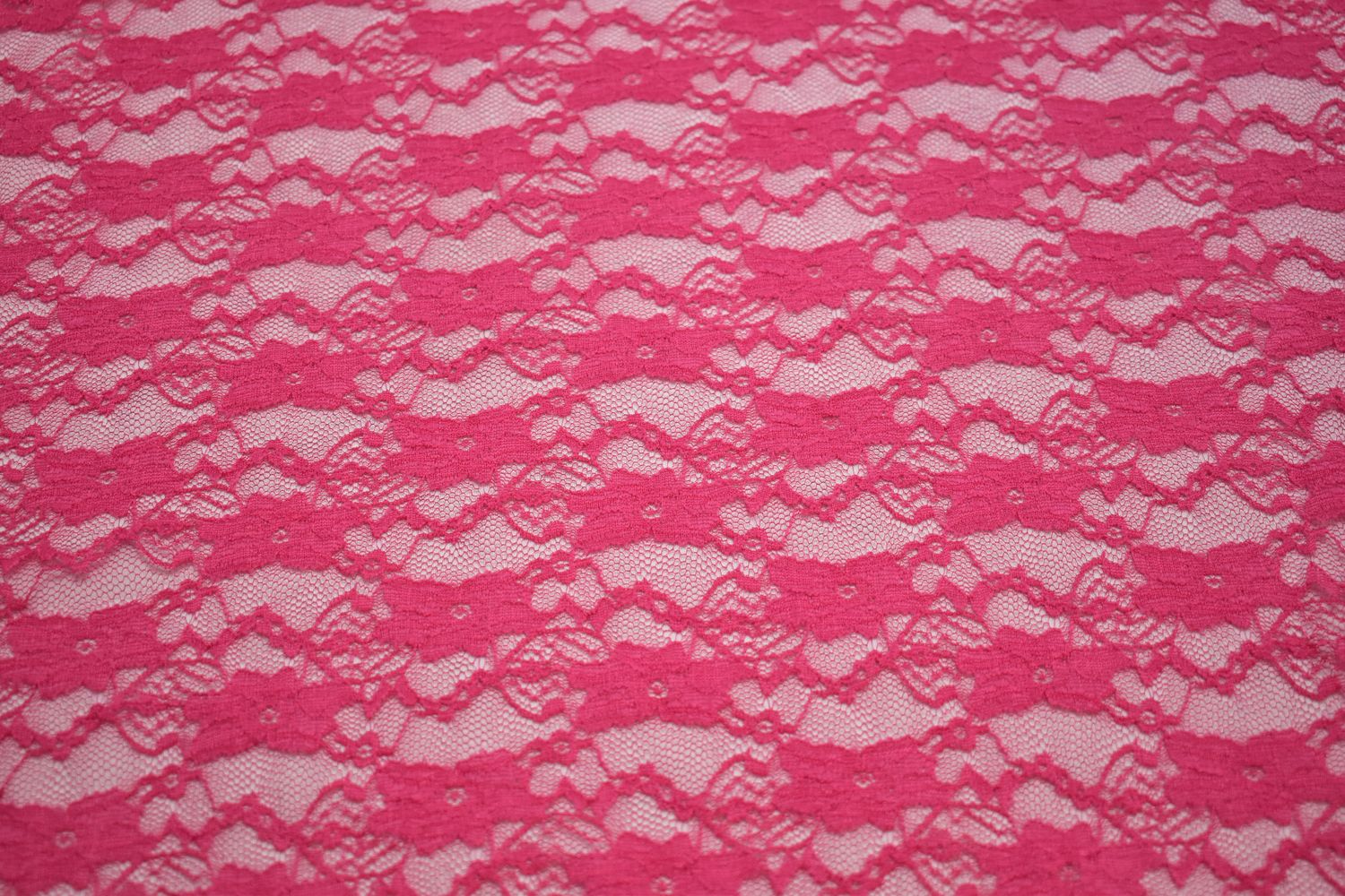 Гипюр розовый цветы W-128803