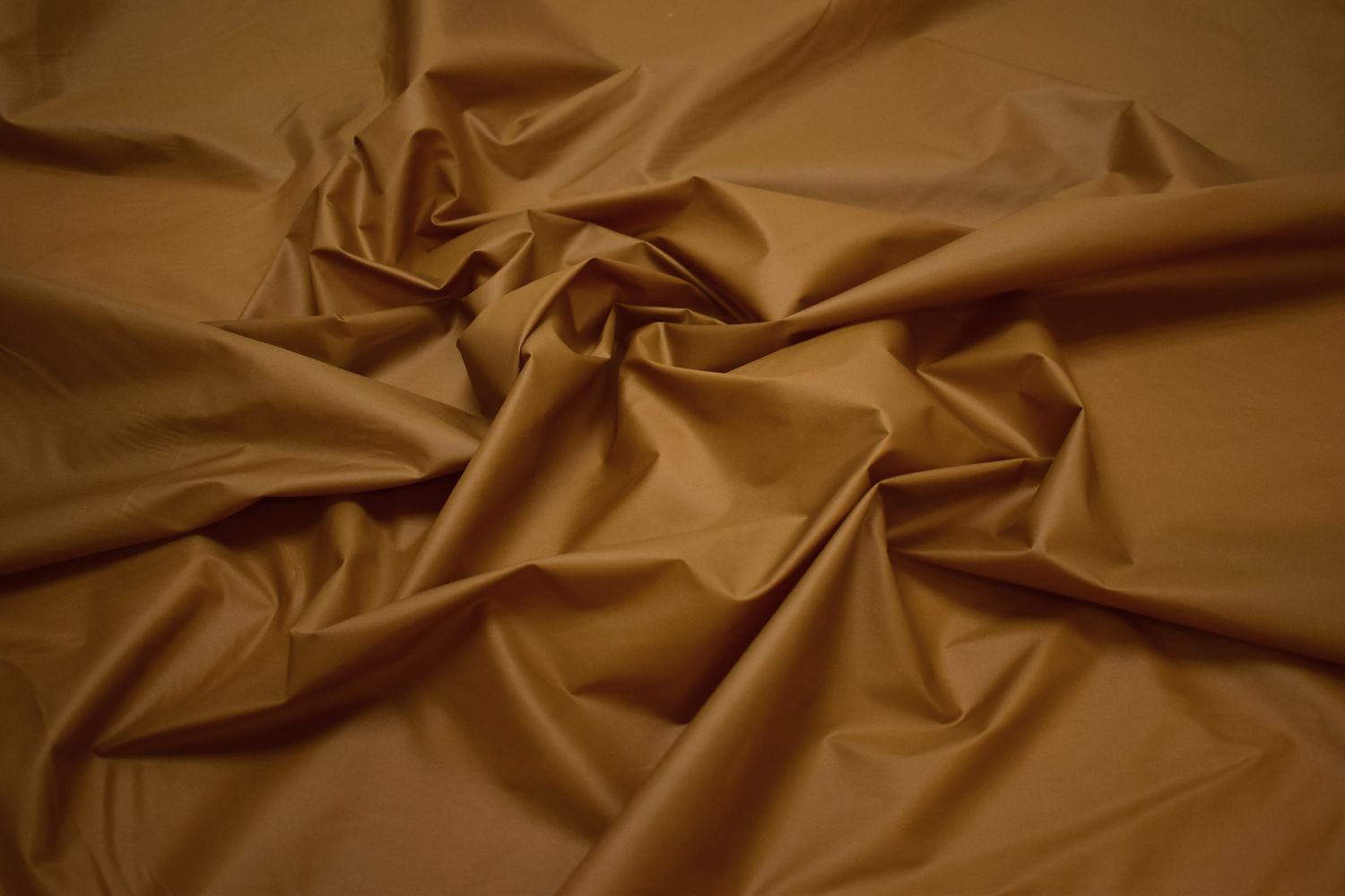 Курточная коричневая ткань W-128659