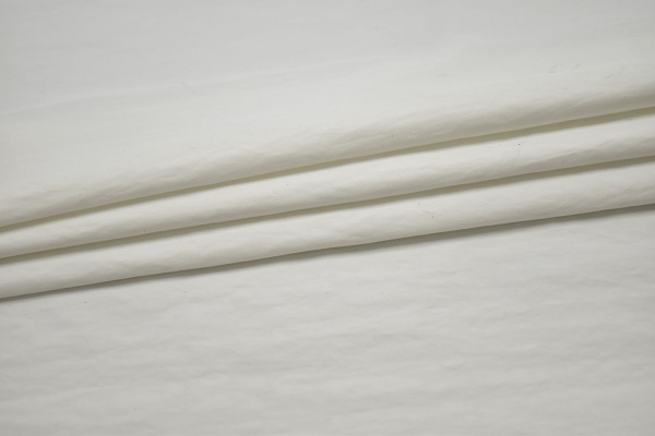 Курточная белая ткань W-126303