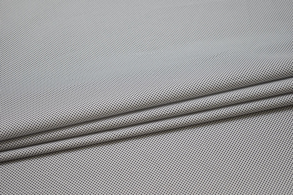 Рубашечная белая синяя ткань геометрия W-132893