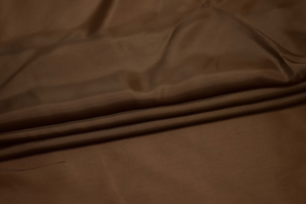 Подкладочная коричневая ткань W-128987