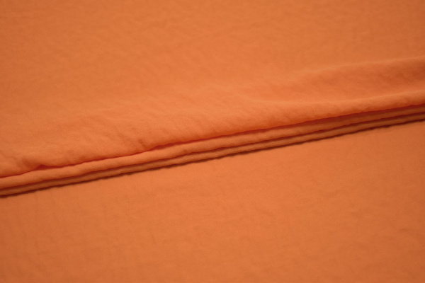 Плательная оранжевая ткань W-128539