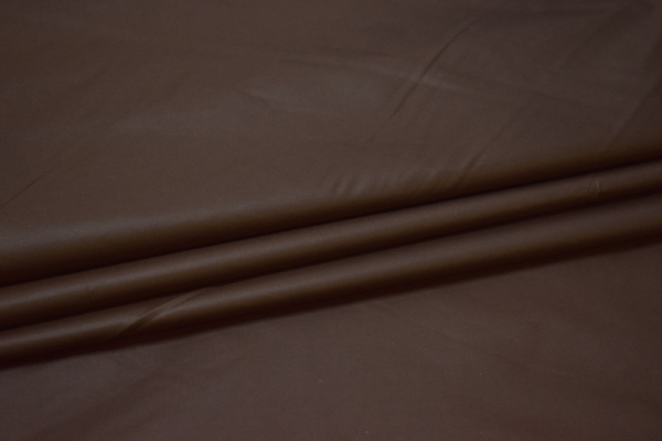 Курточная коричневая ткань W-128660
