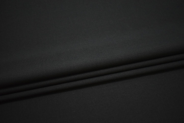 Костюмная темно-серая ткань W-131361