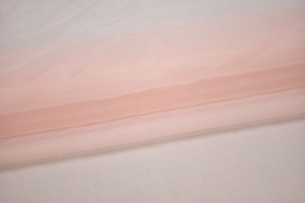 Органза розового цвета W-126919