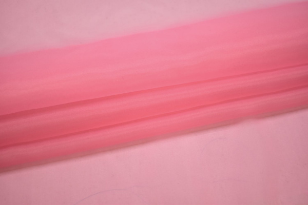 Органза розового цвета W-126918